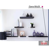 Nástěnná polička GANA 80x25 Kondela (foto 4)