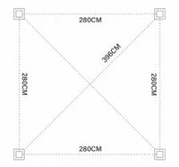 Pergola ECO Bioklimatická 3x3 m ocel volně stojící Rojaplast (foto 14)