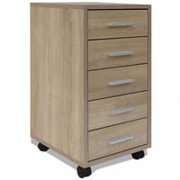 Kancelářský kontejner DTD / MDF Dekorhome Vida (foto 4)