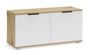 Jídelní stůl CLIF ST-100 100 cm – Dub artisan / bílá Halmar