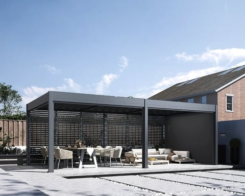 Bioklimatická pergola INTRO DUO 7,2x3,6 m Rojaplast