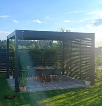 Pergola PANEL LAMELY zastínění fixní horizontální 1 m pro bioklimatickou Rojaplast (foto 9)