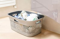 DEA HOME WOOLLY Koš na čisté prádlo 45 L / antracit Rojaplast (foto 17)