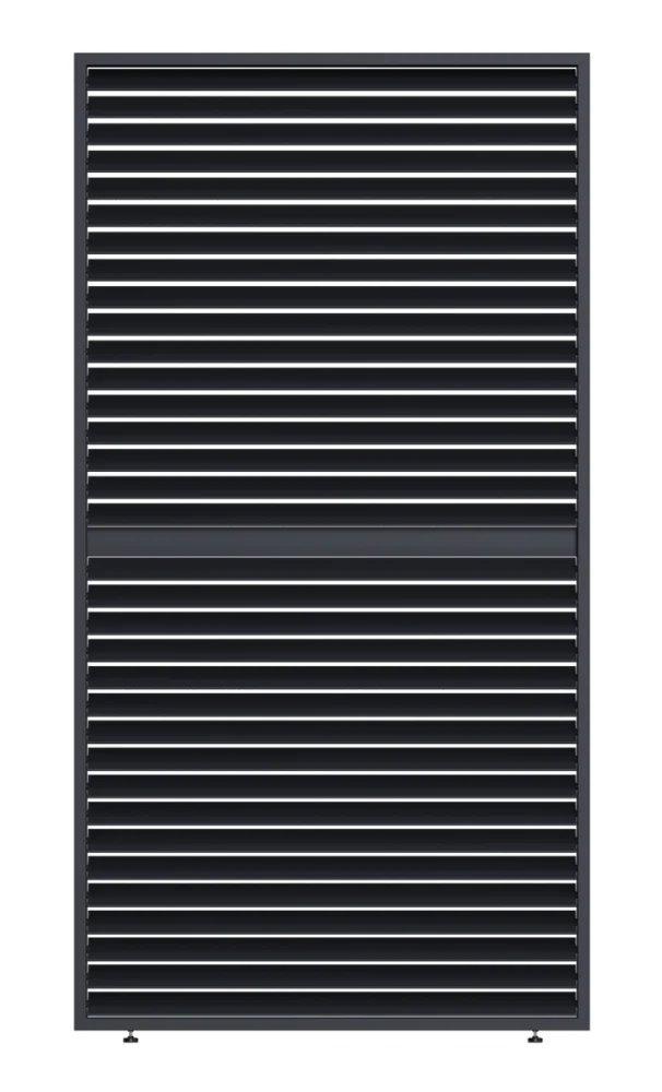 Pergola PANEL ANTRACIT LAMELY zastínění sklápěcí horizontální 1,3 m pro bioklimatickou Rojaplast
