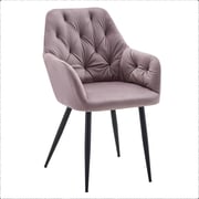 Designové křeslo VERIO NEW – Růžová Velvet látka Kondela