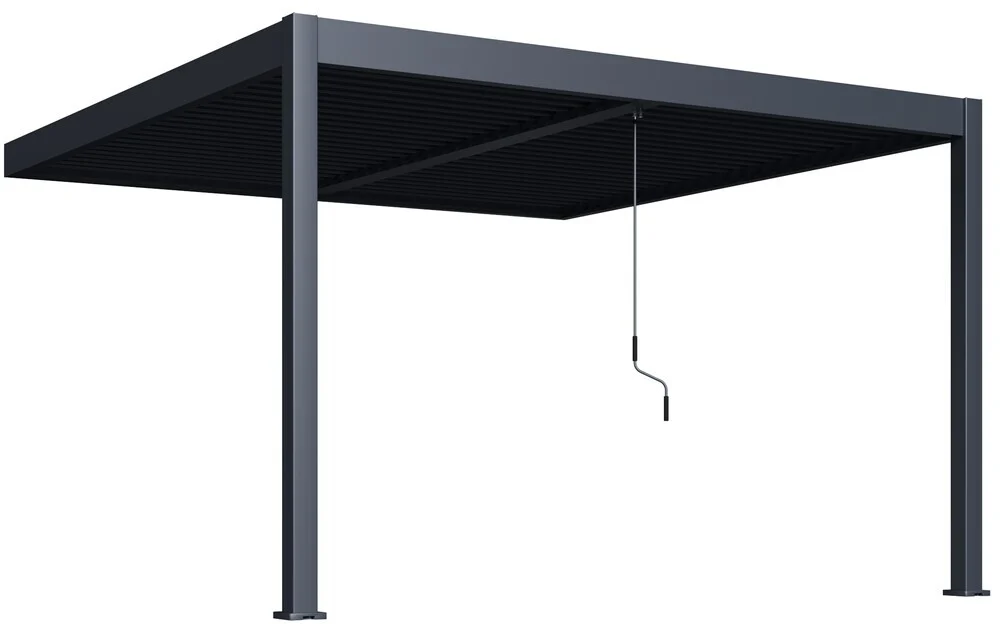 Bioklimatická pergola ke stěně INTRO DUO 4x4 m Rojaplast
