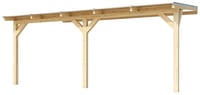 Pergola WEKA Dřevěná zahradní 672 (5,4x3,7 m) Rojaplast