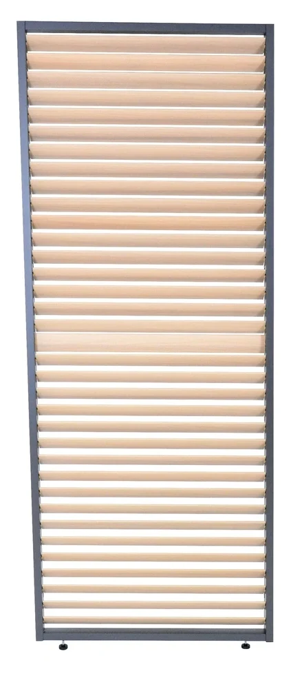 Pergola PANEL WOOD LAMELY zastínění sklápěcí horizontální 1,3 m pro bioklimatickou Rojaplast