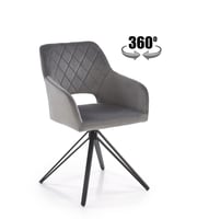 Otočné křeslo K535 – Šedá Halmar