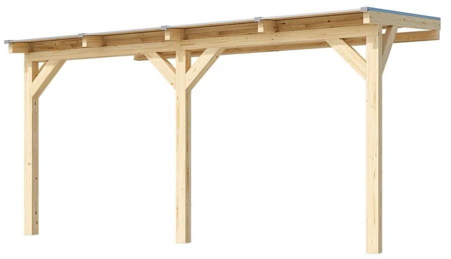 Pergola WEKA Dřevěná zahradní 672 (4,3x2,7 m) Rojaplast