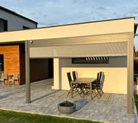Bioklimatická pergola ke stěně INTRO PLUS 4x3 m Rojaplast (foto 5)