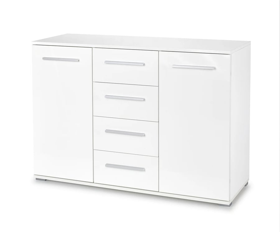 Komoda LIMA KM-4 – Bílá Halmar (foto 6)