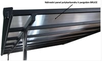 Pergola BRUCE Panel polykarbonátu k ám Rojaplast