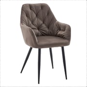 Designové křeslo VERIO NEW – Hnědá Velvet látka Kondela