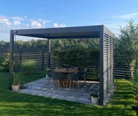 Pergola PANEL LAMELY zastínění fixní horizontální 1 m pro bioklimatickou Rojaplast (foto 8)