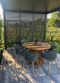 Pergola PANEL LAMELY zastínění fixní horizontální 1,3 m pro bioklimatickou Rojaplast (foto 7)