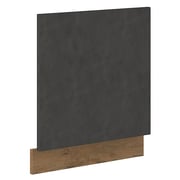 Dvířka na vestavnou myčku nádobí VEGA ZM 570x596 – Šedá matná/dub lancelot Kondela
