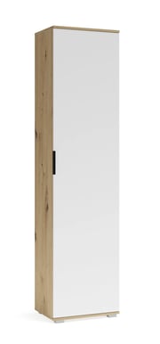 Sloupková skříňka CLIF SL-50 – Dub artisan / bílá Halmar