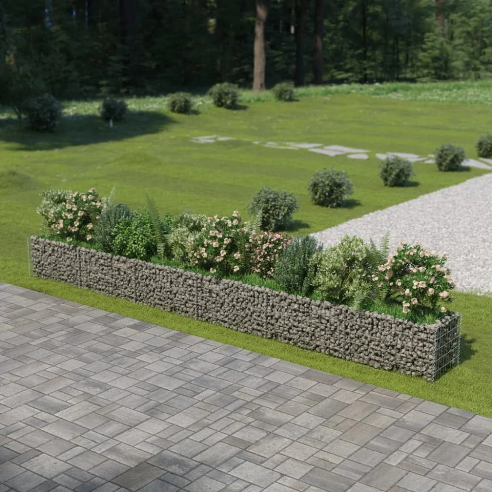 Gabionový vyvýšený záhon 540x50x50 Dekorhome - POSLEDNÍ KUS Vida