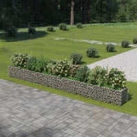 Gabionový vyvýšený záhon 540x50x50 Dekorhome - POSLEDNÍ KUS Vida