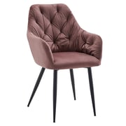 Designové křeslo VERIO NEW – Tmavě růžová Velvet látka Kondela