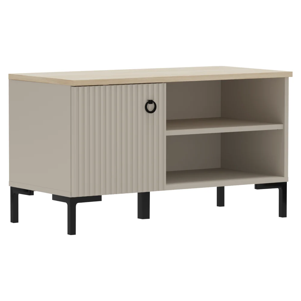 Botník, šedohnědá Taupe/dub silverjack, DOMCA 1D Kondela