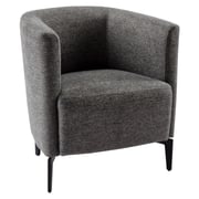 Designové křeslo KAPY – Šedá/černá Kondela