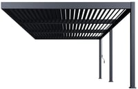 Bioklimatická pergola ke stěně INTRO DUO 8x4 m Rojaplast (foto 5)