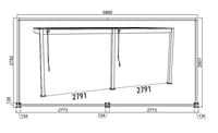 Bioklimatická pergola ke stěně INTRO PLUS 6x3 m Rojaplast (foto 17)