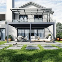 Bioklimatická pergola ke stěně INTRO DUO 6x4 m Rojaplast (foto 19)