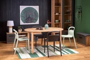 Rozkládací jídelní stůl RINGO – Dub craft nohy - dub craft Halmar