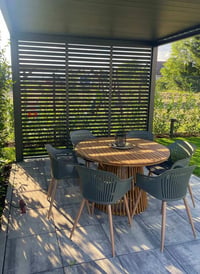 Pergola PANEL LAMELY zastínění fixní horizontální 1 m pro bioklimatickou Rojaplast (foto 5)