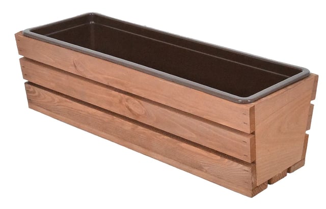 Květináč MODERN Truhlík s plastovým Rojaplast