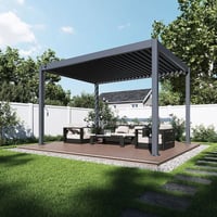 Pergola ECO Bioklimatická 4x3 m ocel volně stojící Rojaplast (foto 8)