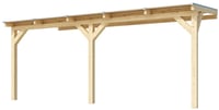 Pergola WEKA Dřevěná zahradní 672 (5,4x2,7 m) Rojaplast