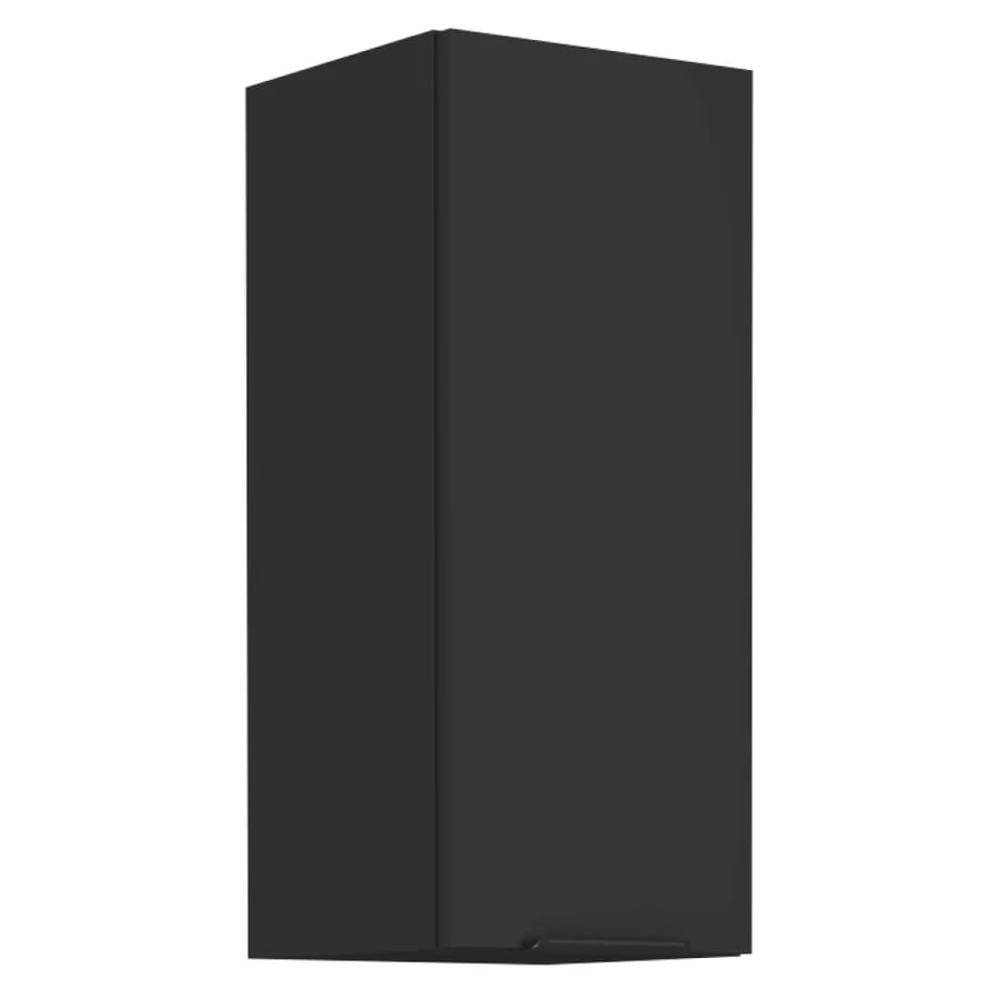 Horní skříňka, černá, SIBER 30 G-72 1F Kondela