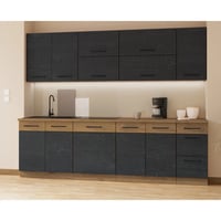 Horní skříňka, šedá matná/dub lancelot, VEGA 58x58 GN-72 1F Kondela (foto 5)