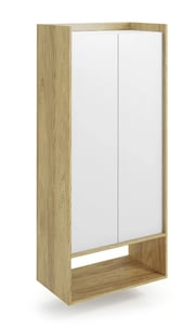 Regál MOBIUS 2D – Alpská bílá Halmar