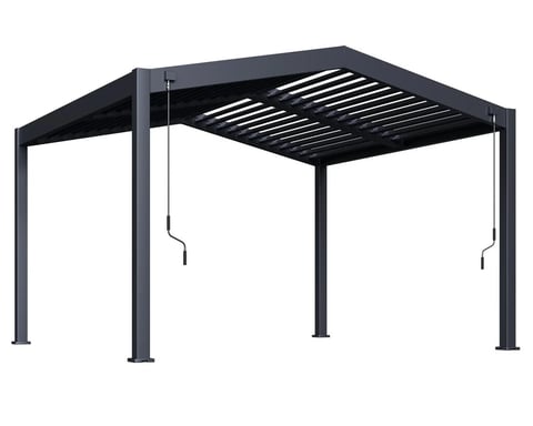 Pergola APEX Bioklimatická 4x3,6 m hliník volně stojící Rojaplast