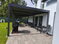 Bioklimatická pergola INTRO DUO 8x4 m Rojaplast (foto 12)