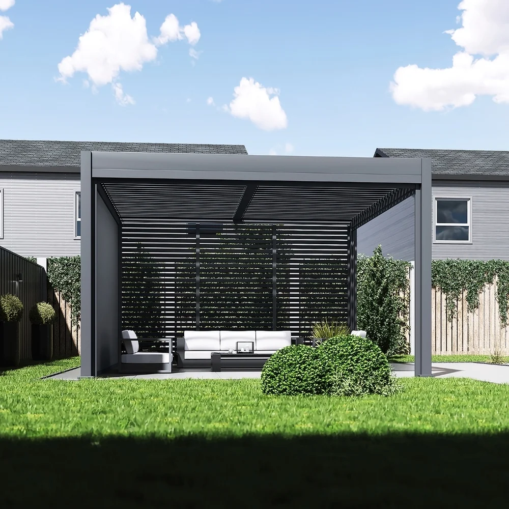Bioklimatická pergola INTRO DUO 4x4 m Rojaplast