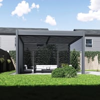 Bioklimatická pergola INTRO DUO 4x4 m Rojaplast