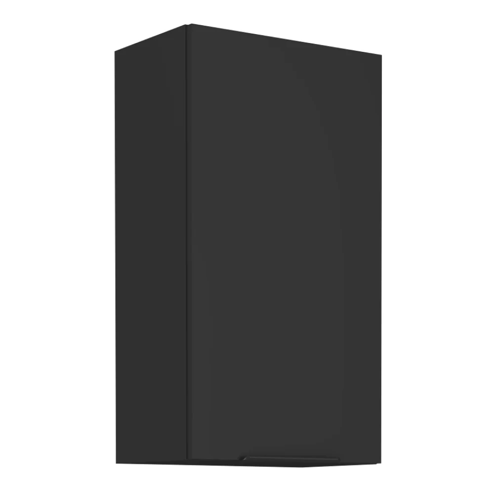 Horní skříňka, černá, SIBER 50 G-90 1F Kondela