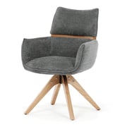 Otočné jídelní křeslo DCH-D1348 – Dch-D1348 Grey2 Autronic