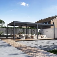 Bioklimatická pergola INTRO DUO 8x4 m Rojaplast (foto 14)