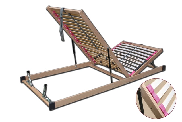 Rošt Dino Flex HN výklop nohy (šířka 80-90 cm) Dřevočal