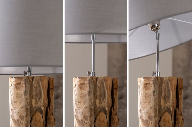 Stínítko pro stojací lampu BAKU Šedá Invicta