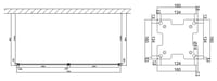 Bioklimatická pergola ke stěně INTRO DUO 8x4 m Rojaplast (foto 22)