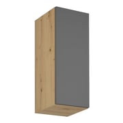 Horní skříňka LANGEN G30 – Dub artisan/šedý mat, univerzální Kondela