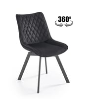 Jídelní židle K520 – Černá Halmar